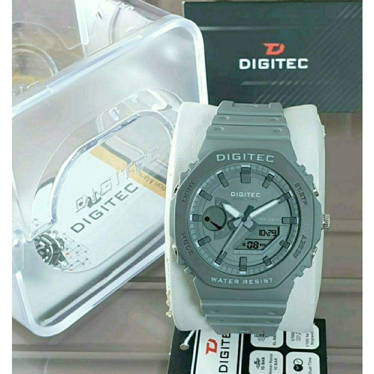 Digitec 3119 Outdoor Jam Tangan DG 3119 Ga2100 Jam Tangan Pria Rubber Dualtime Anti Air Waterproof