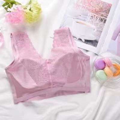 COD√Sport Bra Pakaian Dalam Wanita Hight Quality-Bra-65 Pink