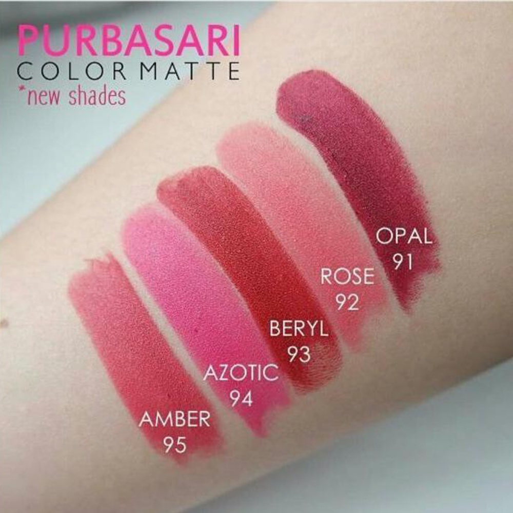 ❤ BELIA ❤ Purbasari Matte Lipstick ❤ 81-95 ❤ BPOM Original | BABY BUNNY | BPOM