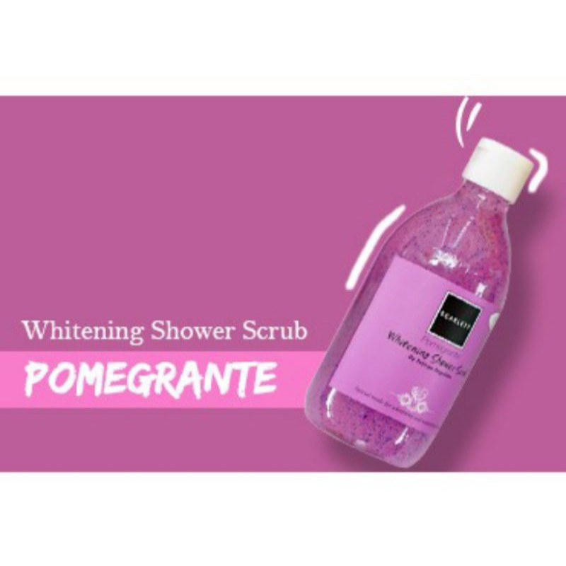 Scarlett Pomegrante Whitening showe Scrub - By Falecia Angelista 300ml