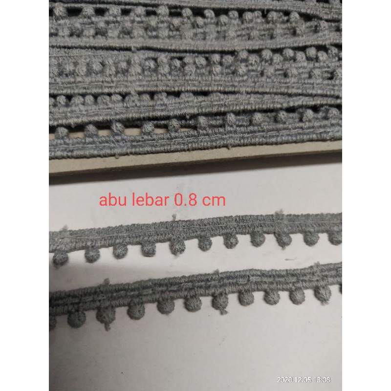 RENDA bordir katun renda giper renda abu kecil renda rajut renda kait renda pinggir