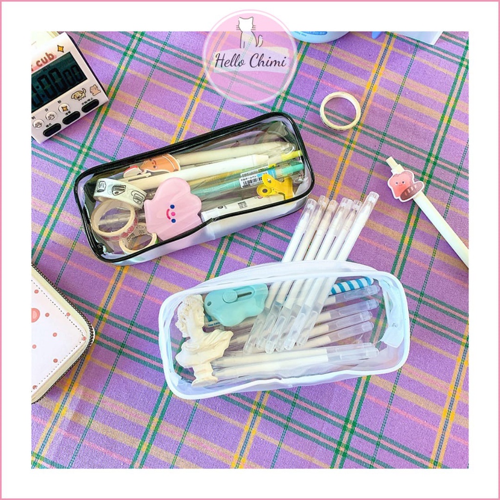 

TRANSPARENT PENCIL CASE | TEMPAT PENSIL PULPEN TRANSPARAN KOREA
