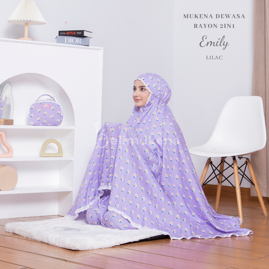 Mukena Dewasa Rayon 2in1 Emily