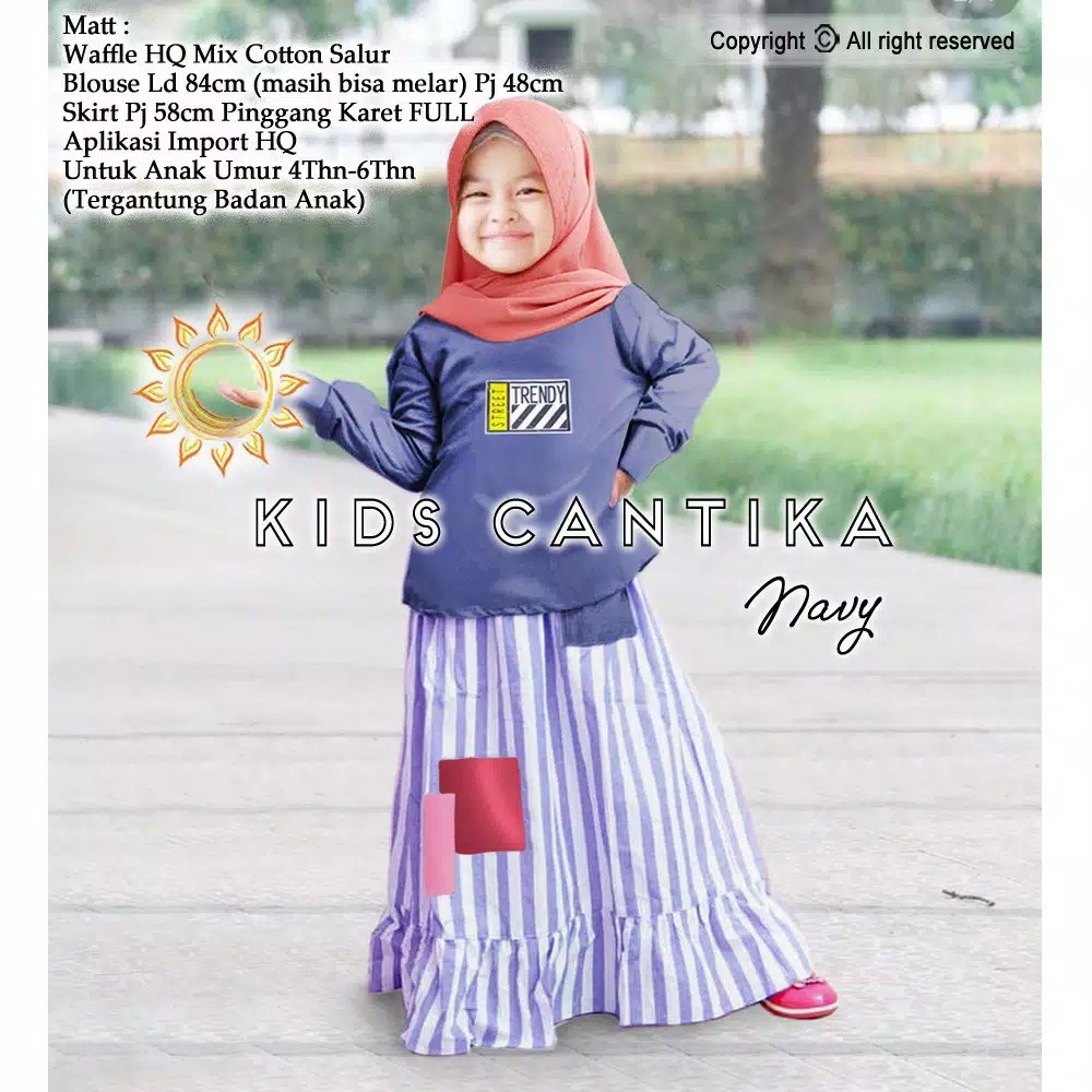 FASHION SET CANTIKA KIDS FASHION ANAK