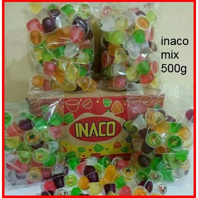 [Murah] Inaco Mini Jelly Pudding Aneka Rasa Campur Kemasan kiloan