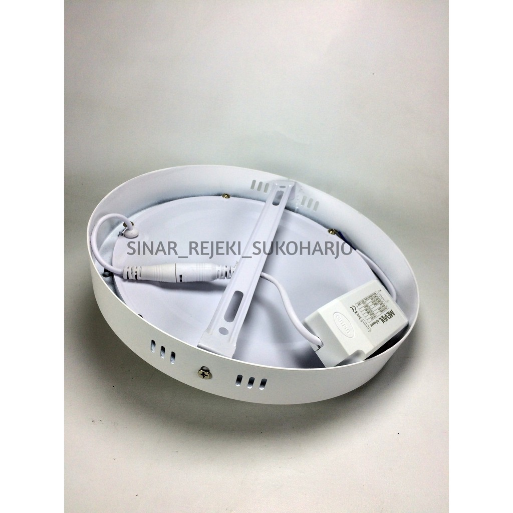 MEVAL 18W Advance Round / Bulat LED Slim Downlight OB / OUTBOW Putih