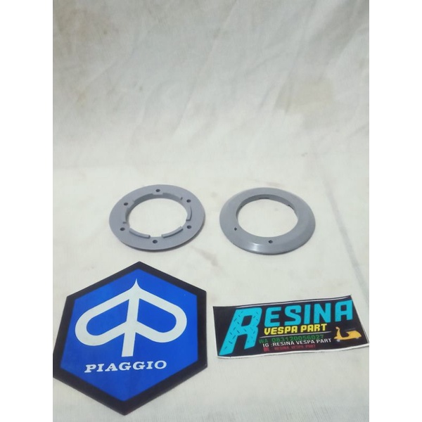 Karet Klakson Metalplast Abu Original Grade AAA Vespa Super Sprint GL mengkilap