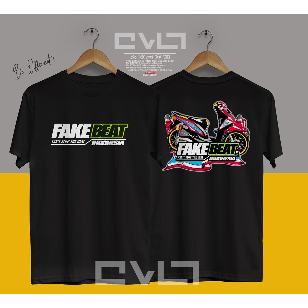 Kaos Baju Motor Thailook Fake Honda Beat Indonesia Beat Fi