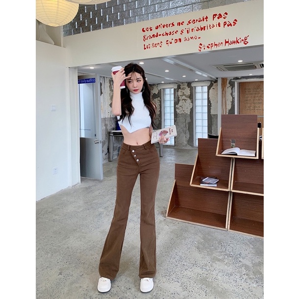 BOOTCUT PANTS JEANS IMPORT WANITA CELANA CUTBRAY MX609