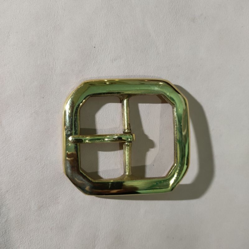 Buckle Men Belt 02 | Kepala Ikat Pinggang Pria Kuningan 4cm