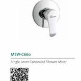 kran wall shower tanam mixer panas dingin wasser msw c660