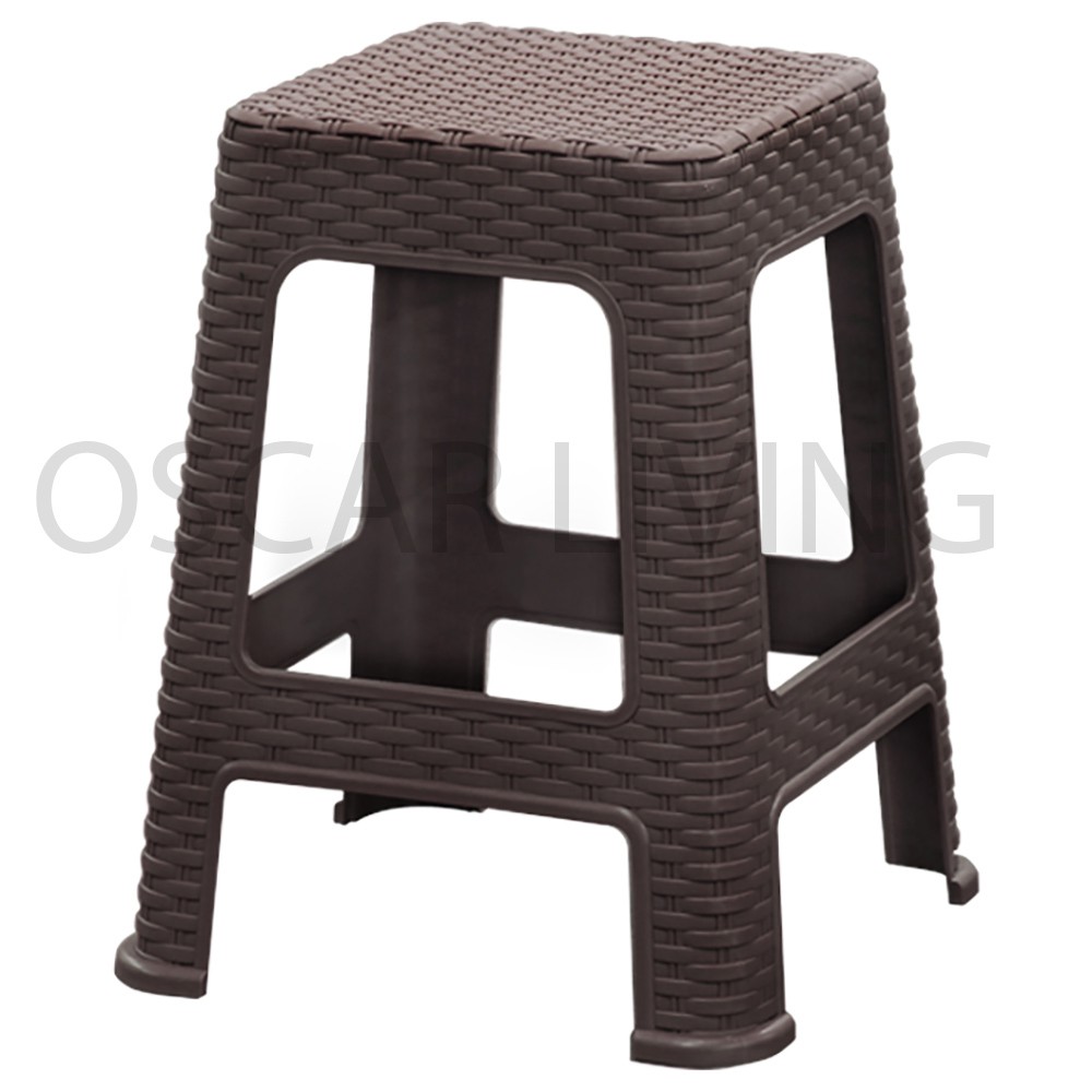  Olymplast  Kursi  Basso Square Chair Kursi  Plastik Motif 