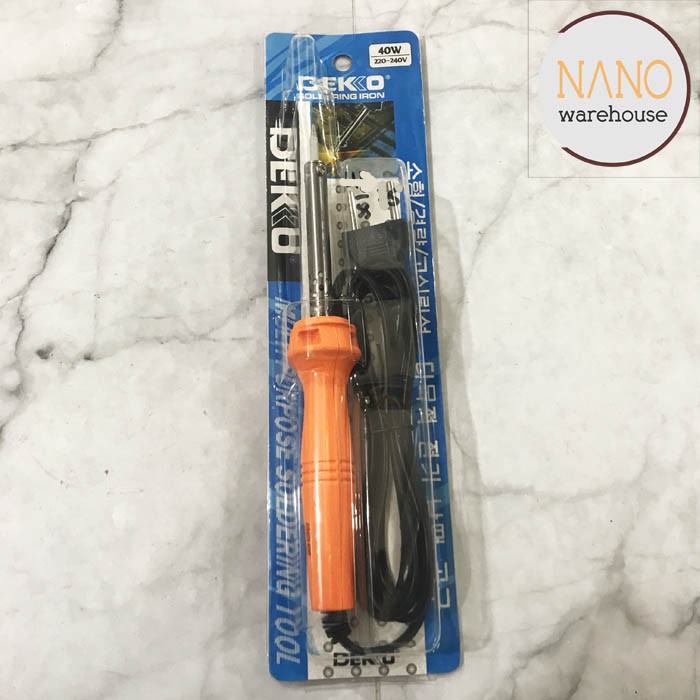 Solder Dekko 40w ORIGINAL / Soldering Iron Deko 40 watt