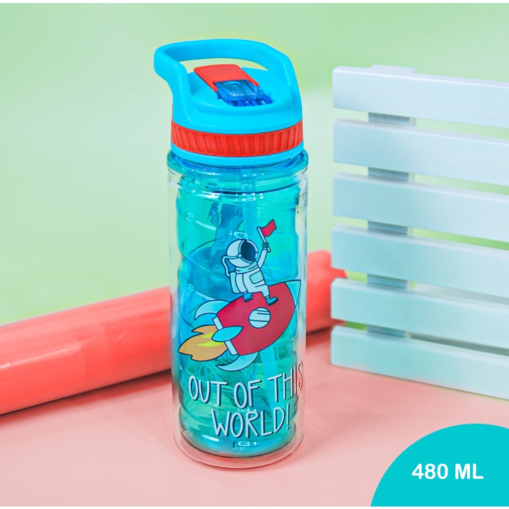 ORIGINAL COOL GEAR BOTOL MINUM SEDOTAN DOUBLE WALL 480ml 6844