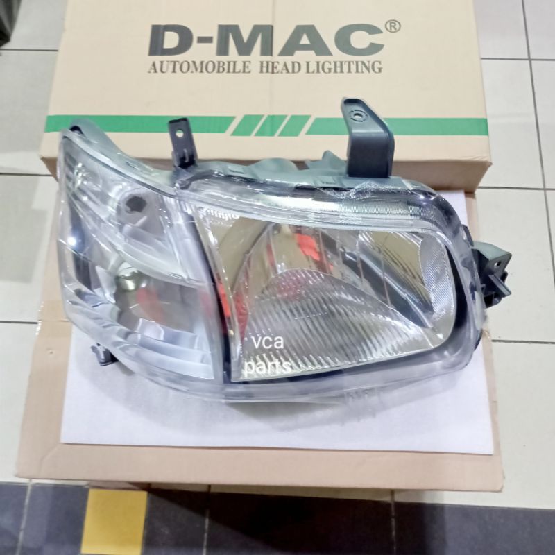 HEAD LAMP/LAMPU GRAN MAX SEBELAH KANAN ( RH ) MERK D - MAC.