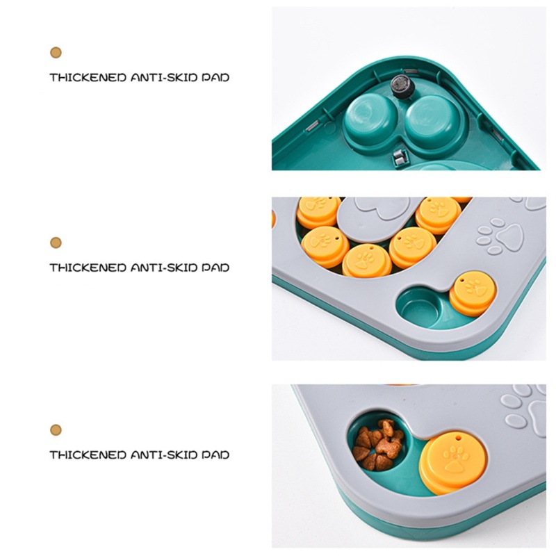 Mainan Puzzle Dispenser Makanan Untuk Pelatihan IQ Anjing Dan Kucing