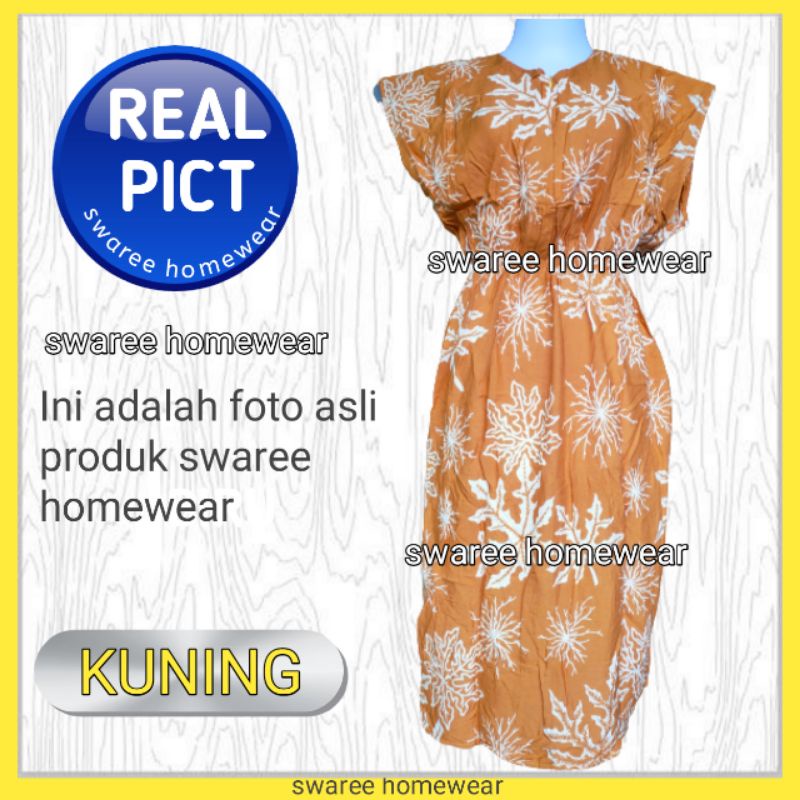 Baju Wanita Daster Busui Motif Batik Pakaian Perempuan Remaja Dewasa