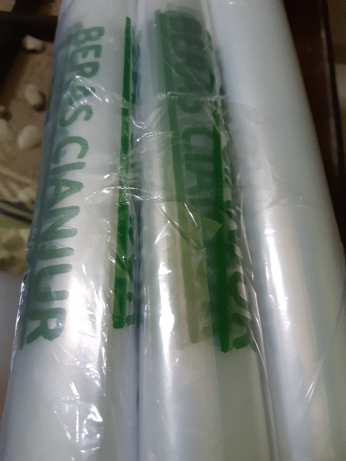 Sablon Plastik Beras Ukuran 3kg Tebal 0.8 25x40