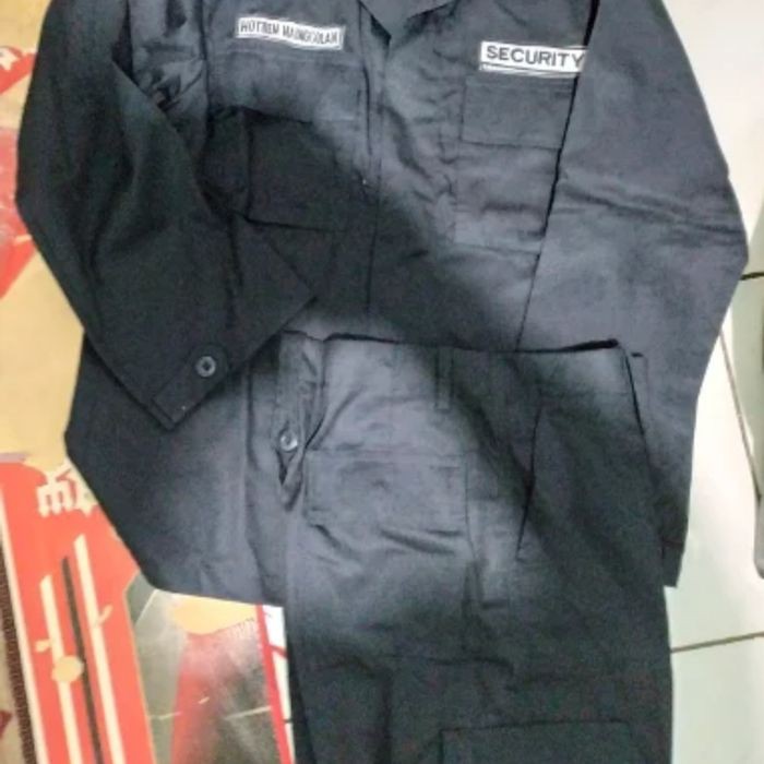 ORIGINAL BAJU PDL SATPAM - BIRU DONGKER, UKURAN M-XXL ASTNST