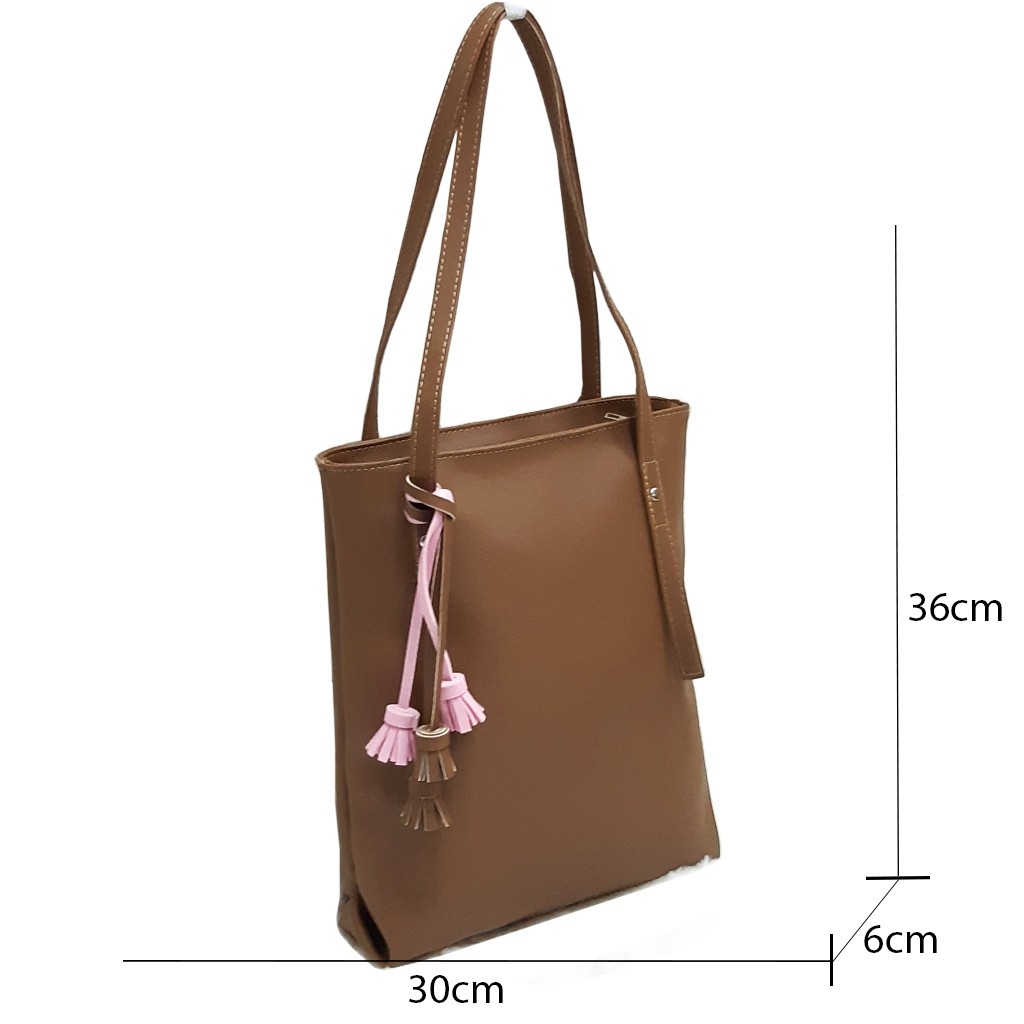 Tas Tote Simpel Polos TOTEBAG  WANITA saes resleting Murah Salvia saes store 004