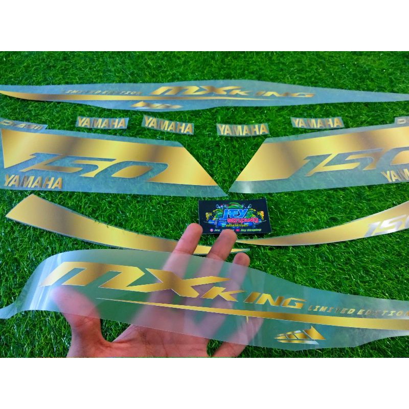 STRIPING YAMAHA MX KING 150 GOLD