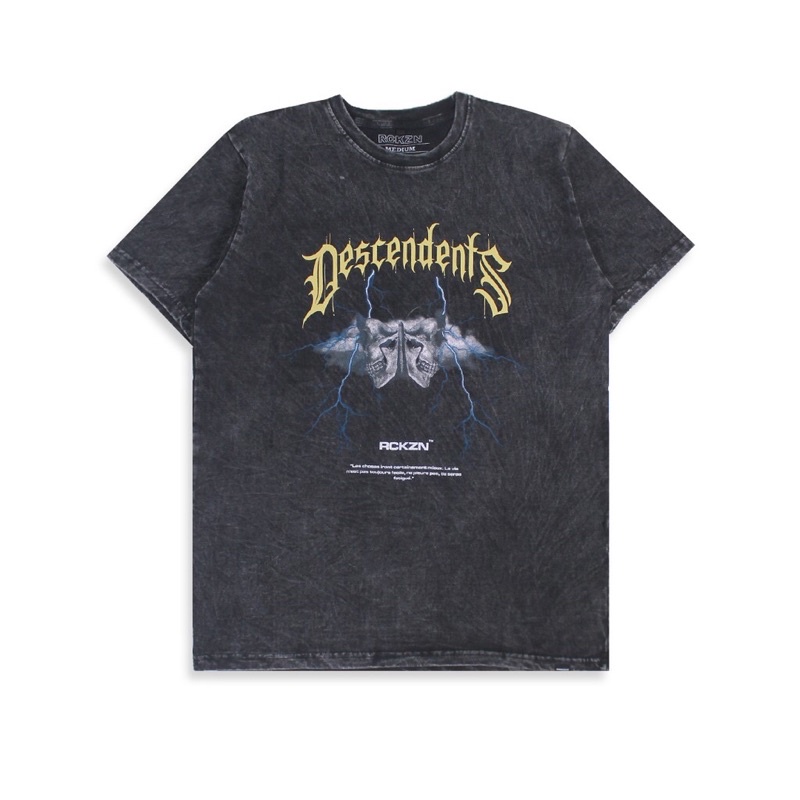 WASHED T-SHIRT DESCENDENTS BLACK (Kaos Wasing) By : My13 Store