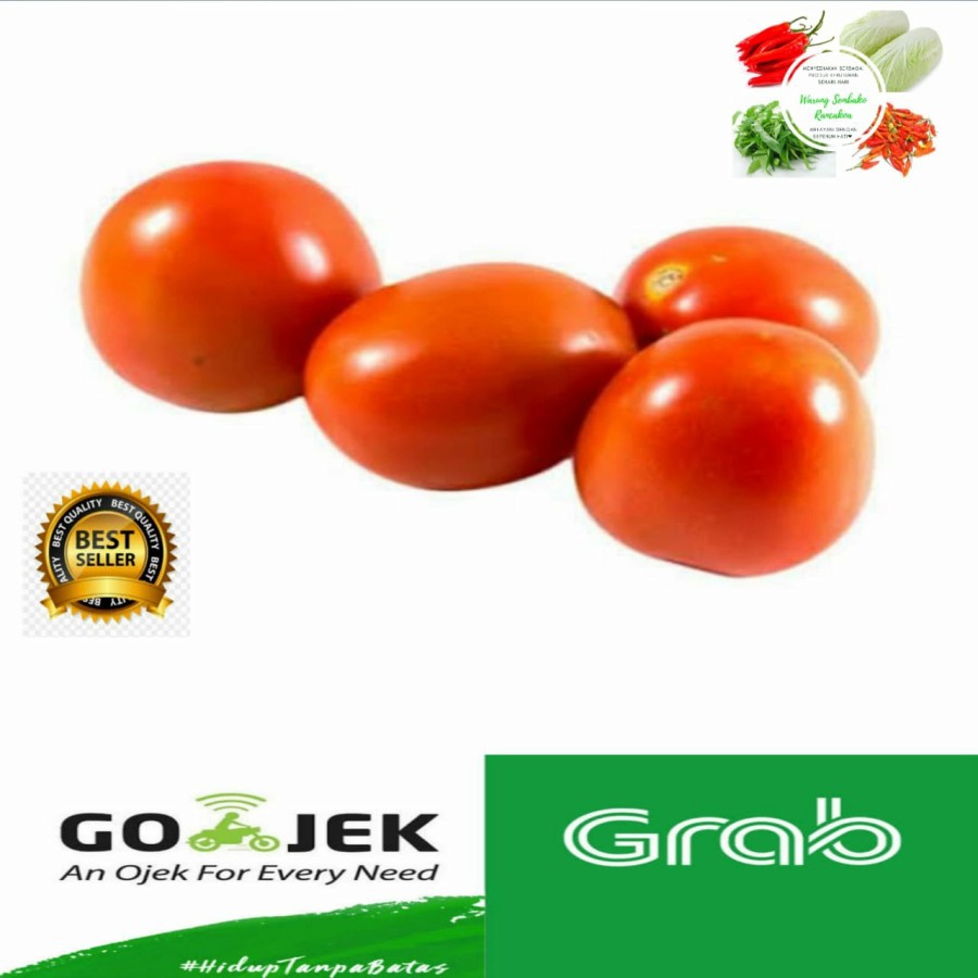 

Sayuran Tomat Merah 250 Gram Segar Fresh Murah - 1/4 kg