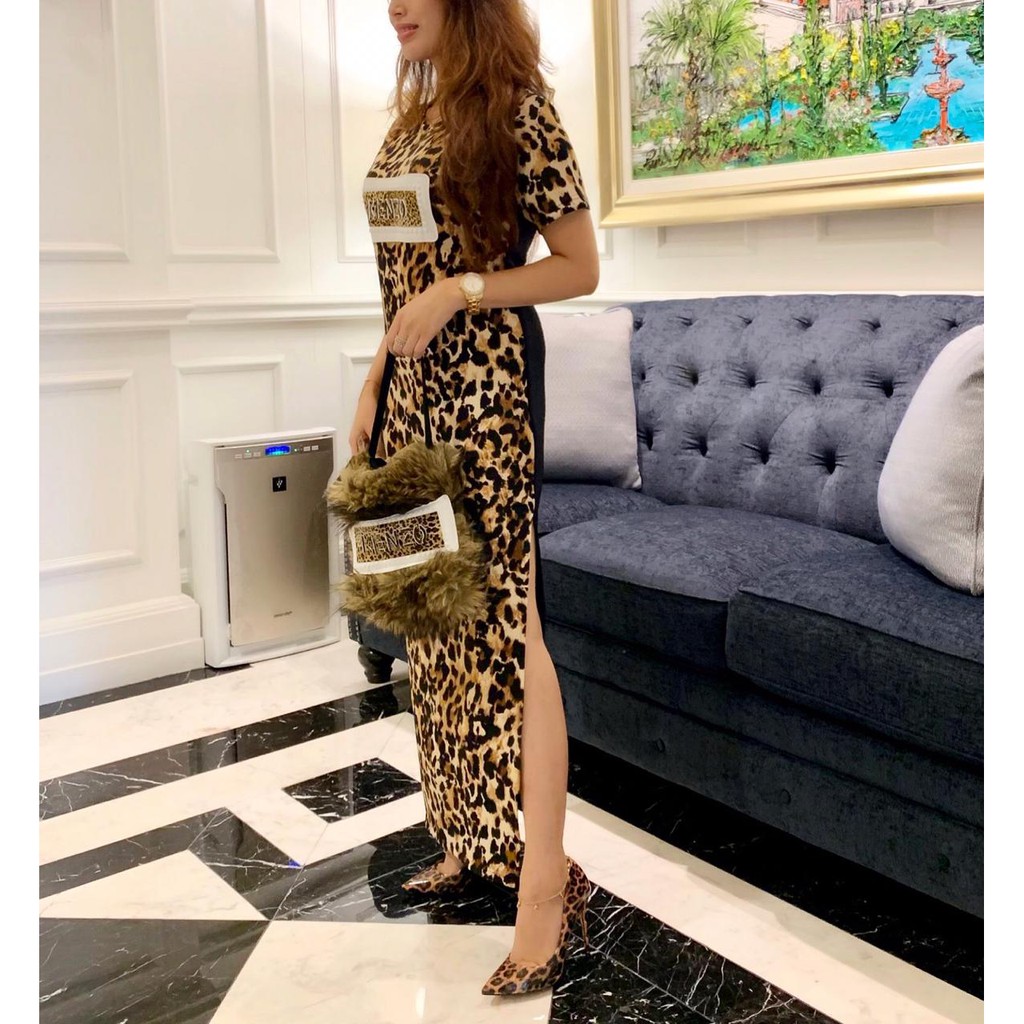 Kenzo Leopard Geisha Maxi