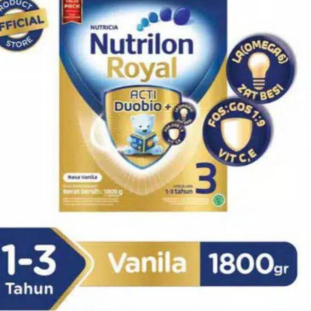 

Nutrilon royal 3 1800gram