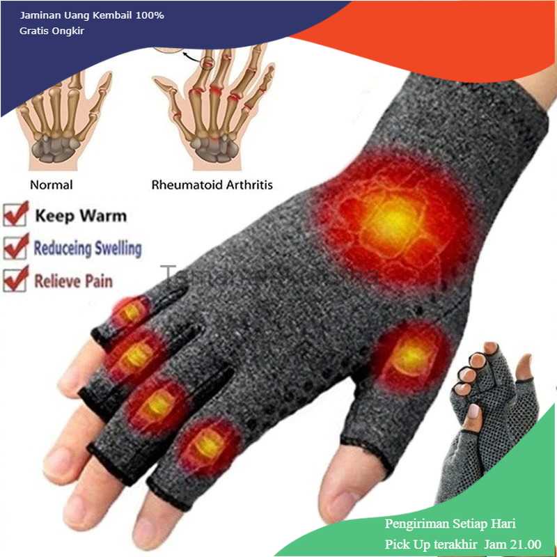 TD-DPR SAFEBET Sarung Tangan Terapi Arthritis Glove Therapy Size M - AY337