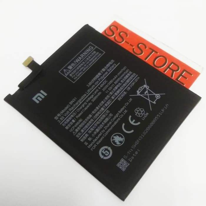 Baterai Batre Battery Xiaomi Redmi S2 Y2 BN31 ORIGINAL 100%