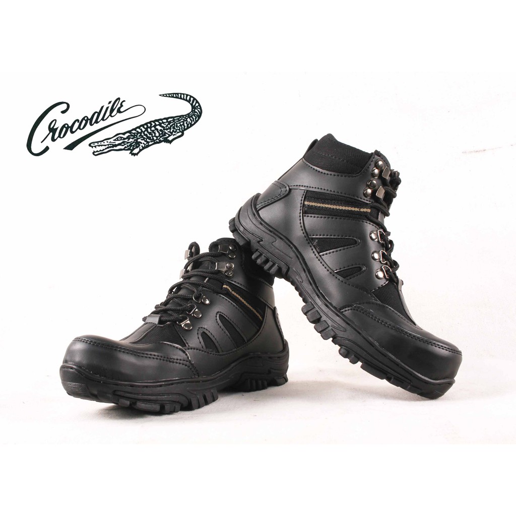 Sepatu Boots Pria L Master Shoes Zipper Infinity Sepatu Pria Crocodile Morisey Zipper Safety Boots