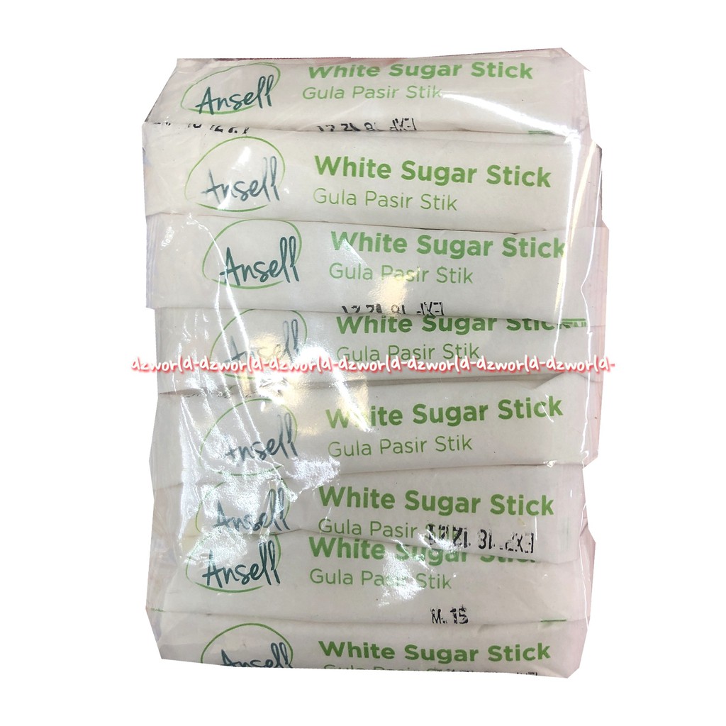 Ansell White Sugar Stick Gula Pasir Stik 60sachets Gula Putih Ansel White sugar