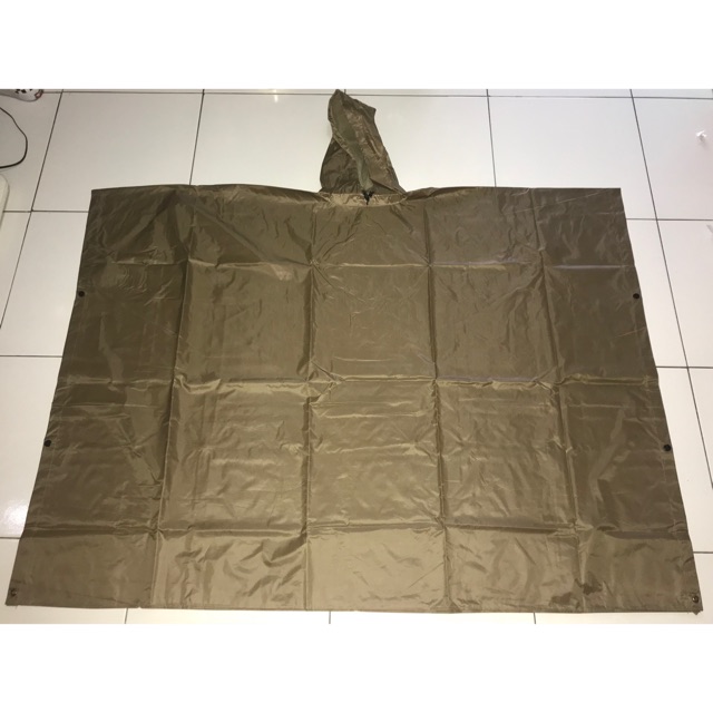 Ponco Coklat / Jas Hujan Ponco Coklat Polri