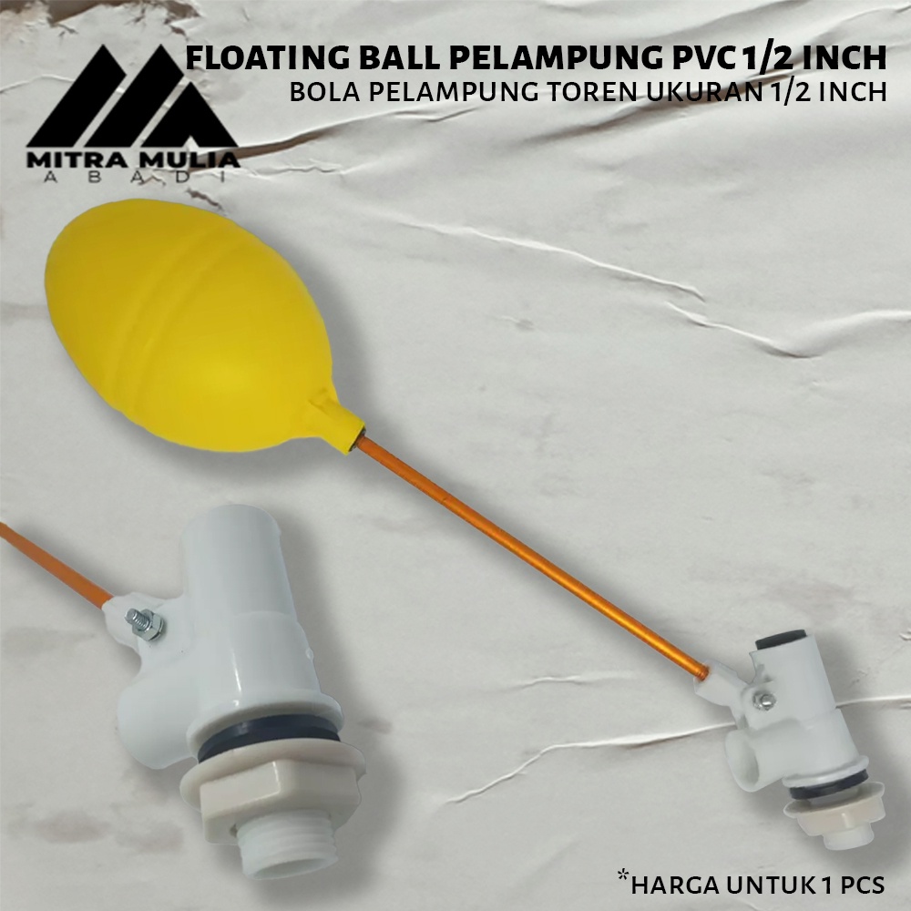 Pelampung Pvc 1/2 Inci l Floating Ball l Bola Pelampung Toren