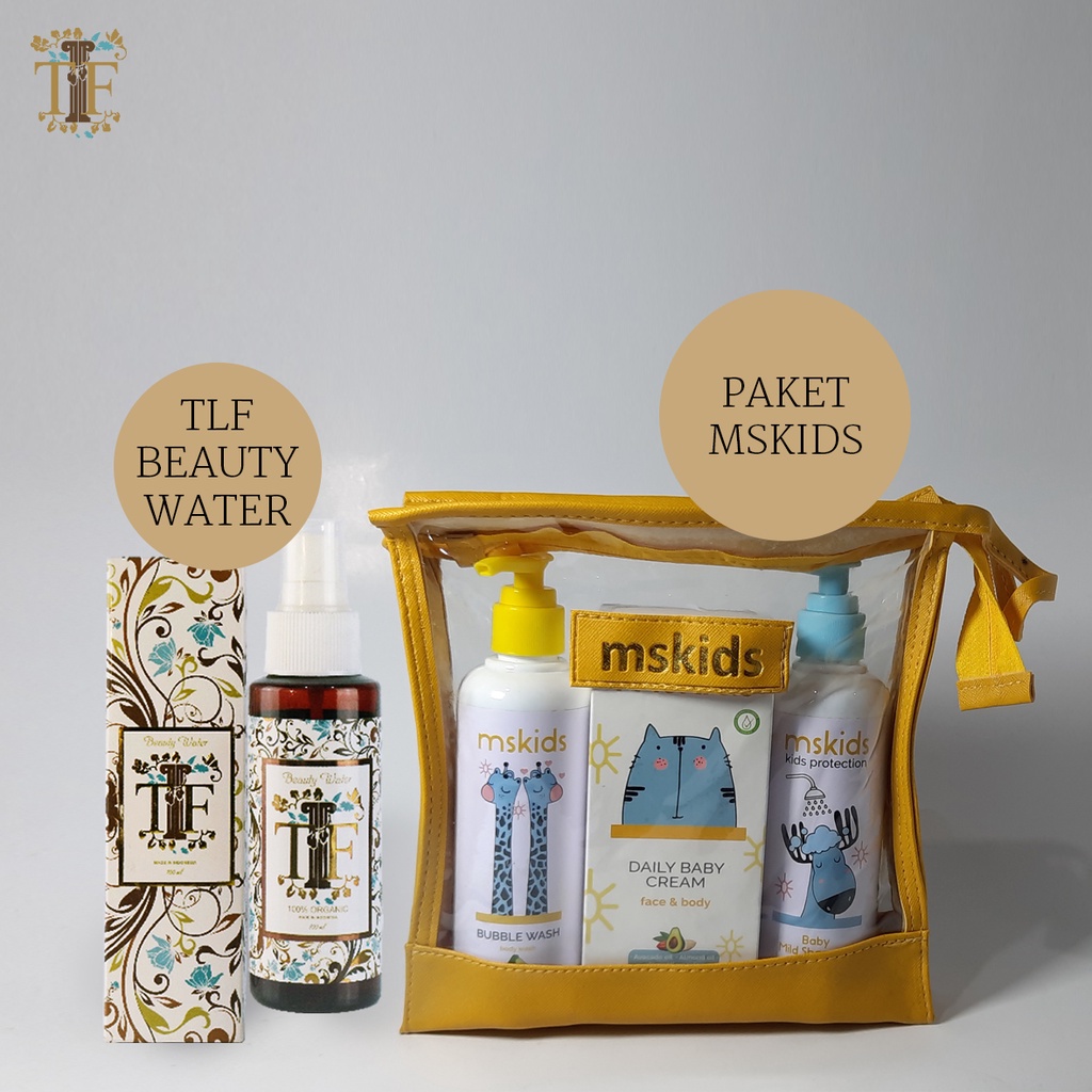 MS Glow KIDS Paket Hemat Perawatan dan Perlindungan Anak dan TLF Beauty Water