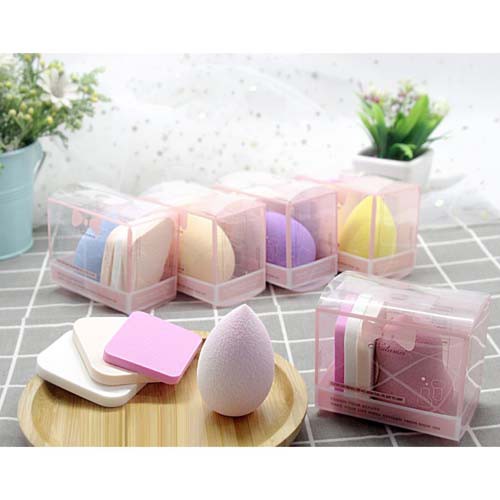 SPON BEDAK MAKE UP DAN BEAUTY BLENDER ISI 4 PCS_Lynn Design