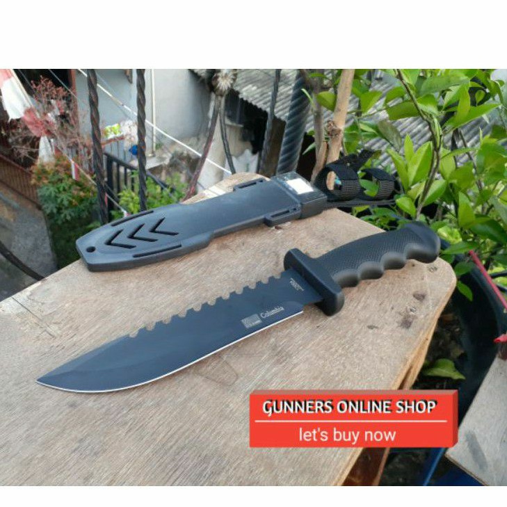 Pisau berburu survival outdoor Columbia P.1248A/survival kit/peralatan survival