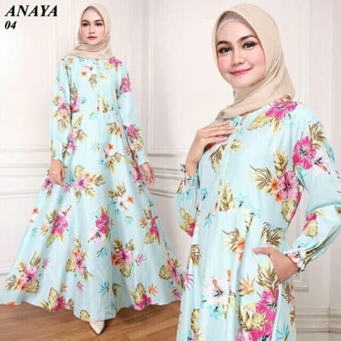 GAMIS SYARI ANNAJAH CAPUCCINO 900GR 110 140 ALLSIZE GAMIS SYARI BUSUI CADAR CREPE HQ POLOS MURAH I.