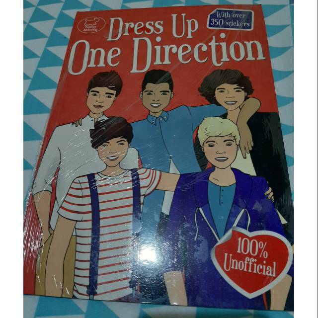 Dress up activity book with stickers one direction