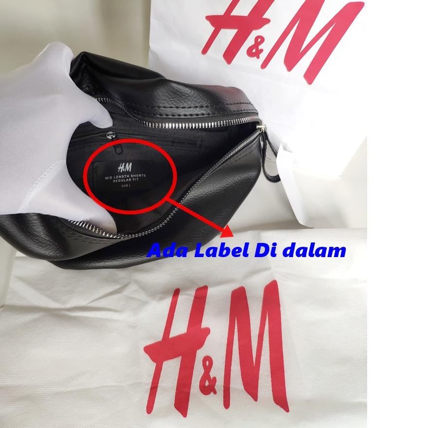 ⅎ WAIST BAG HNM FREE PAPERBAG / WAISTBAG H&M /TAS PINGGANG ORI ❂
