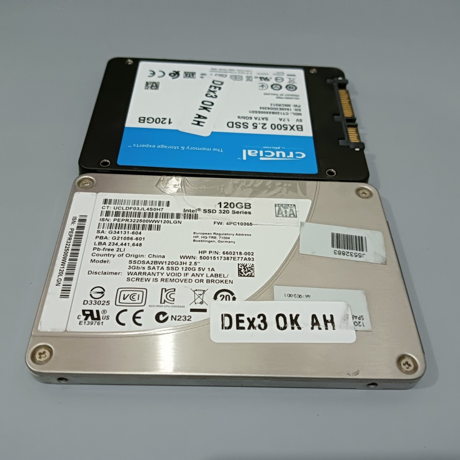 JUAL MURAH SSD 120gb Second ORI