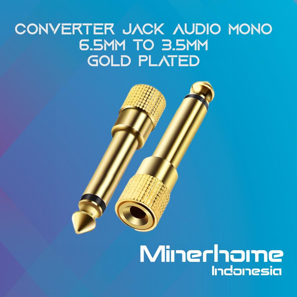 Converter Jack Audio 6.5mm to 3.5mm High Quality