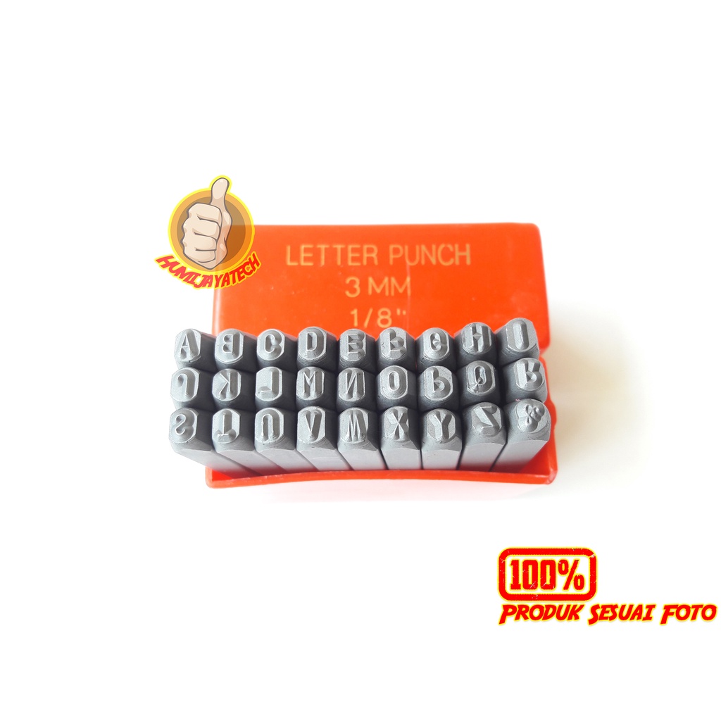 Alat Ketok Huruf 3mm Toyoda / Ketok huruf 3mm