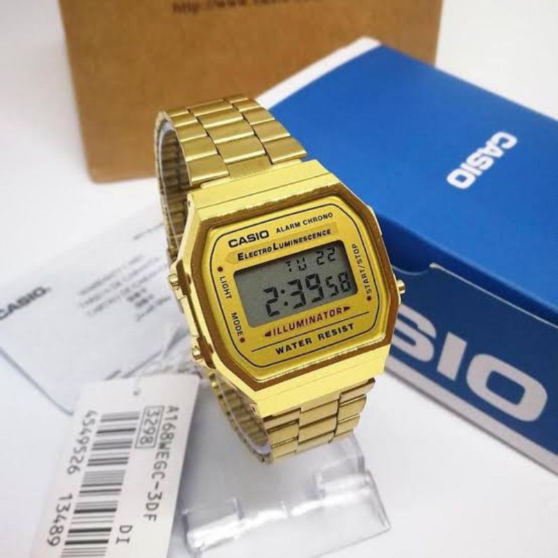 JAM TANGAN CASIO A168 ORIGINAL