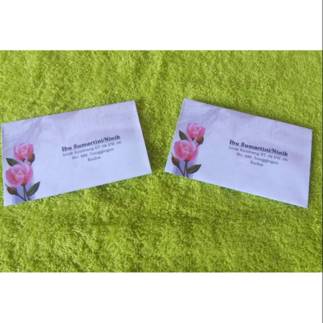 

Amplop nama/Amplop lebaran/Ampau/Amplop kecil