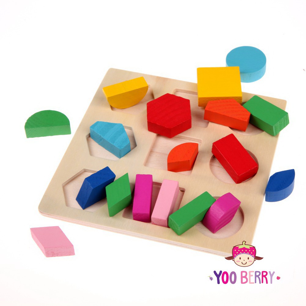 Berry Mart Mainan Edukasi Anak Puzzle Kayu 9-in-1 Berry Mart