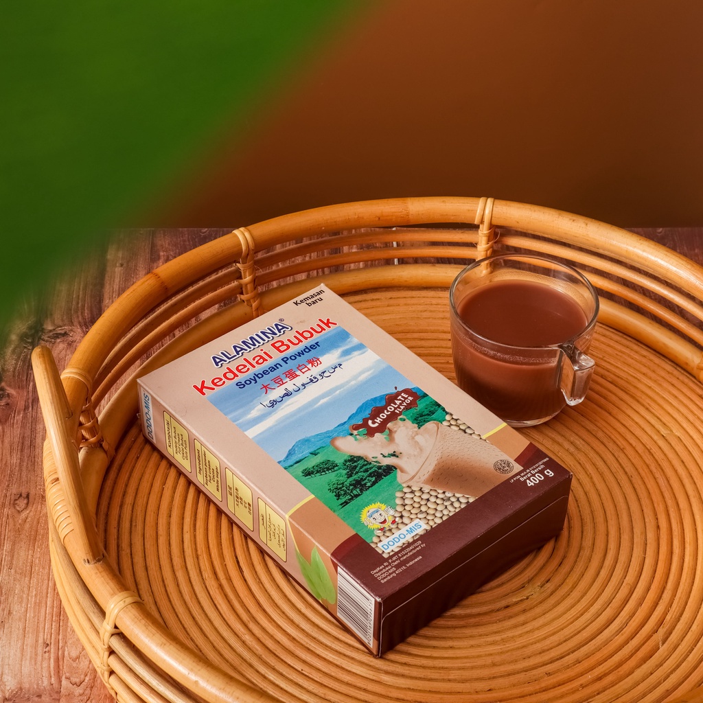 

Susu Kedelai Bubuk Rasa Coklat 400gr Minuman Sehat Tinggi Protein Rendah Lemak