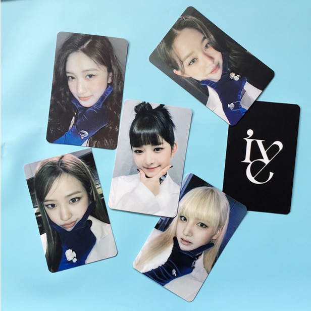 6pcs / Set Kartu Pos Lomo Foto Kpop Ive Eleven Untuk Hadiah Penggemar