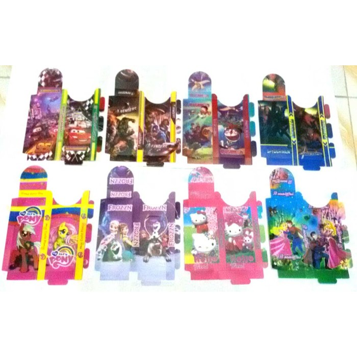 

Bagus awet lucu Tempat pensil rakit Princes, Mickey, Pooh, BEN-10, dll kuat original